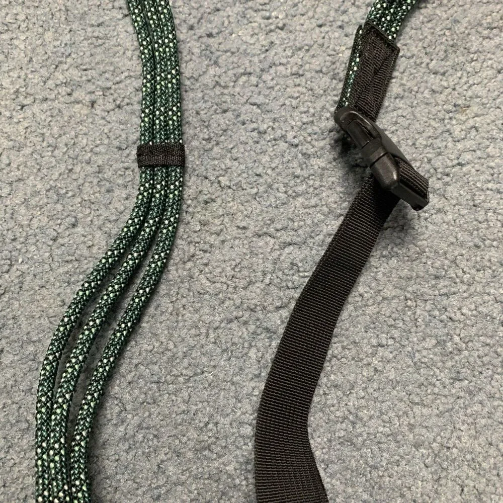 KAVU Keepalong Rope Crossbody Bag Green & Black Plaid Party Outdoor Preppy